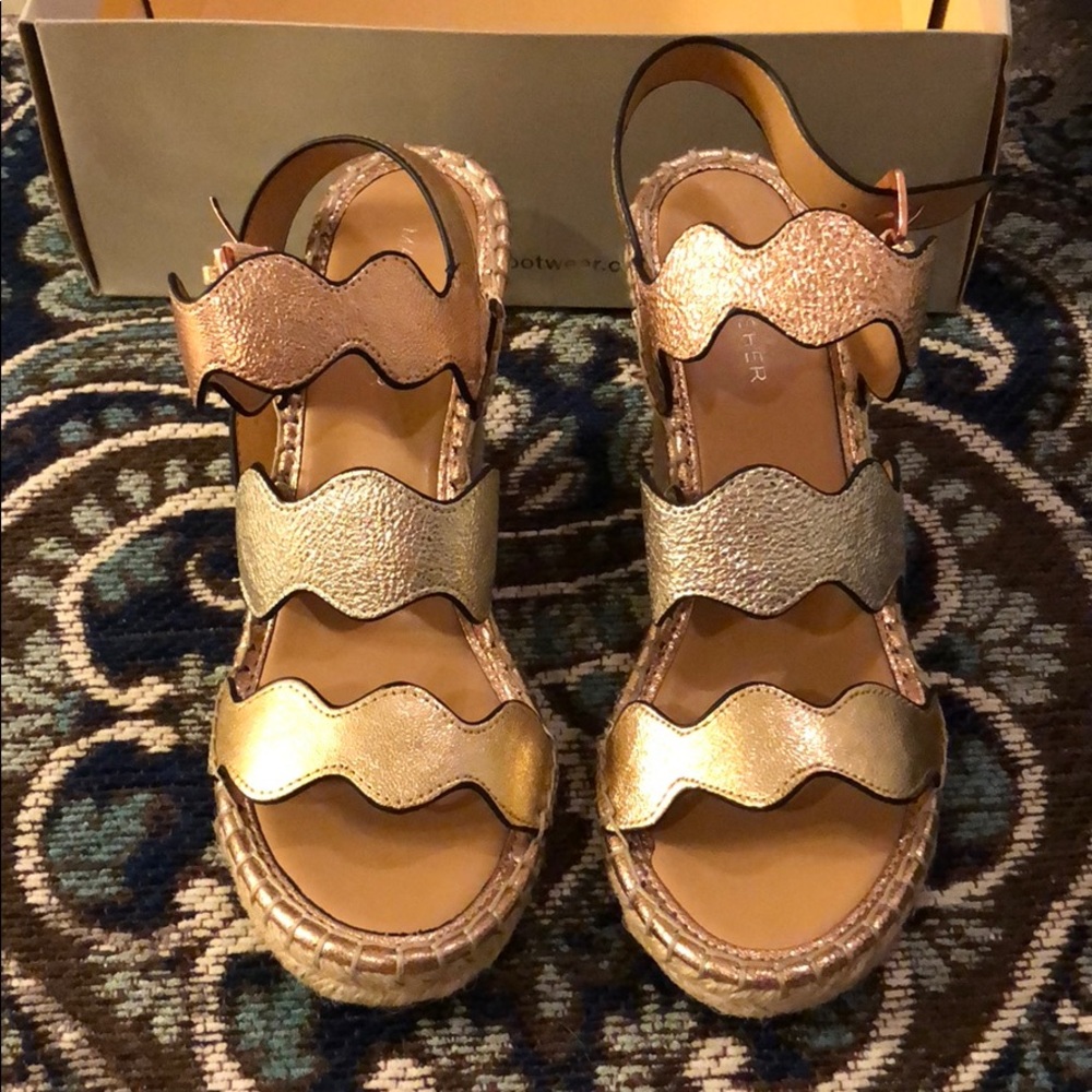 Marc Fisher wedge sandal (brand new)